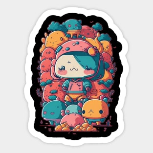 Kawaii Delights - Adorable Cuteness Overload Sticker